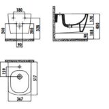 ΤΕΜΑ EG 510 W Elegant RIM-OFF Επίτοιχος Μπιντές (EG321) ΤΕΜΑ EG 510 W Elegant RIM-OFF Επίτοιχος Μπιντές (EG321)