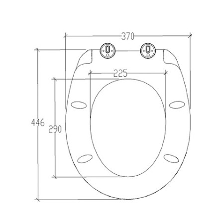 ΤΕΜΑ 41214 SOFT DUROPLAST ΚΑΛΥΜΜΑ SOFT CLOSING ΑΠΟΣ/ΝΟ  Β.T.
