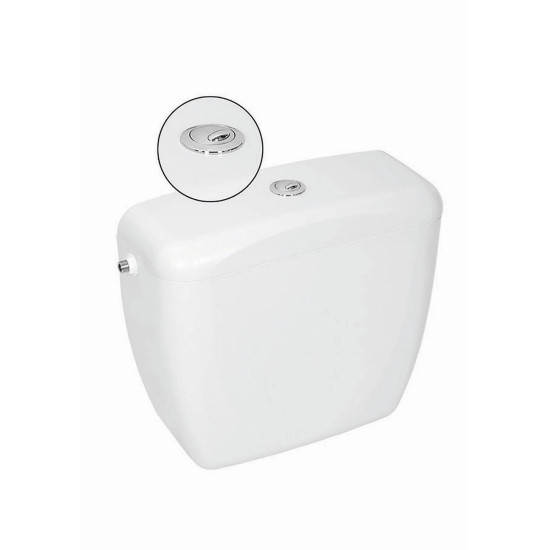 TEMA Siamp Rondo 33201-S1, Καζανάκι Universal Υ/π 3/6 λίτρα, Λευκό.