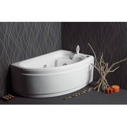 Sanitec Claudia, Μπανιέρα 95x165cm, Αριστερή, Λευκή Sanitec Claudia, Μπανιέρα 95x165cm, Αριστερή, Λευκή