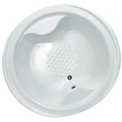 Sanitec Joanna, Μπανιέρα 153x170cm, Λευκή