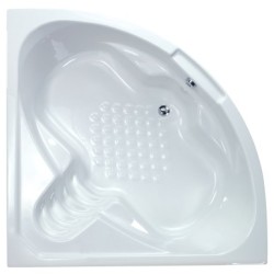 Sanitec Nataly, Γωνιακή Μπανιέρα 150x150cm, Λευκή