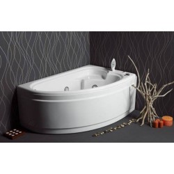 Sanitec Claudia, Μπανιέρα 95x150cm, Δεξιά, Λευκή