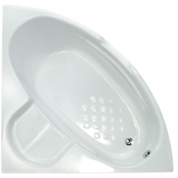 Sanitec Marina, Γωνιακή Μπανιέρα 140x140cm, Λευκή