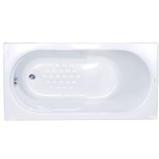 Sanitec Gloria, Μπανιέρα 70x120cm, Λευκή