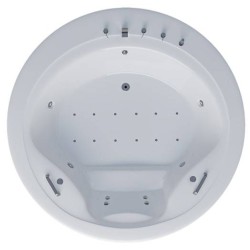 Sanitec Joanna, Μπανιέρα 175x175cm, Λευκή