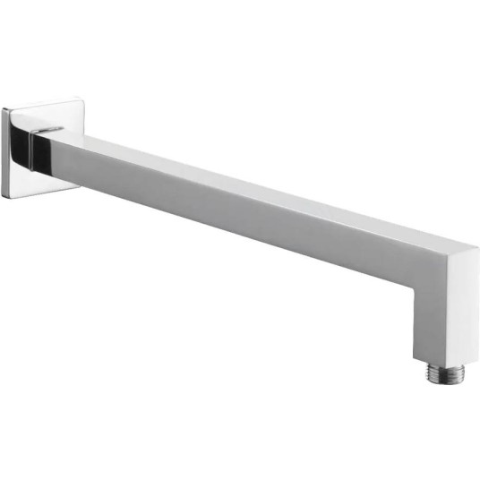 Acquanet Square Επίτοιχος Βραχίονας 40cm Χρωμέ