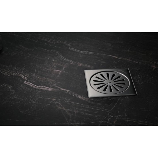 Acquanet, Σχάρα Ασφαλείας Inox (SS304), 12x12cm, Χρωμέ