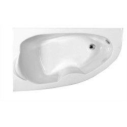 Acrilan Kochili 80x135, Ασύμμετρη Μπανιέρα Νο1, Λευκή