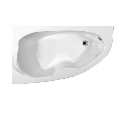 Acrilan Kochili 80x135, Ασύμμετρη Μπανιέρα Νο1, Λευκή