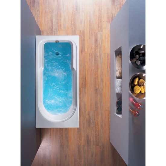 Acrilan Star Line Classic 70x120, Μπανιερά Λευκή