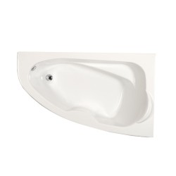 Acrilan Kochili 90x145, Ασύμμετρη Μπανιέρα Νο2, Λευκή Acrilan Kochili 90x145, Ασύμμετρη Μπανιέρα Νο2, Λευκή