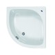 Acrilan Mykonos Maxx Coat 90x90, Μπανιέρα Λευκή