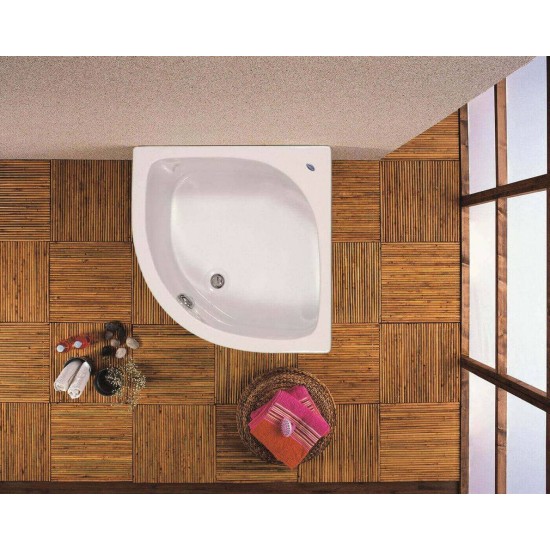 Acrilan Mykonos Maxx Coat 90x90, Μπανιέρα Λευκή
