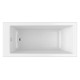 Acrilan Minimal 80x180, Μπανιέρα Λευκή
