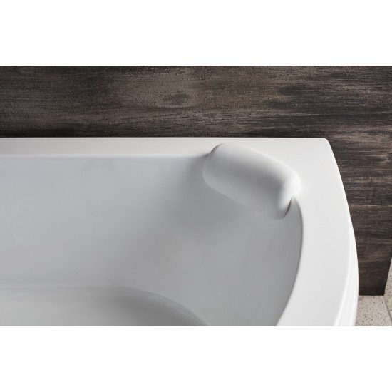 Acrilan Narval 13x27 Μαξιλάρι Μπανιέρας Λευκό