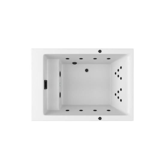 Acrilan Lona 140 Velour Matte, Λουτήρας 2 Ατόμων 140x200, Λευκός