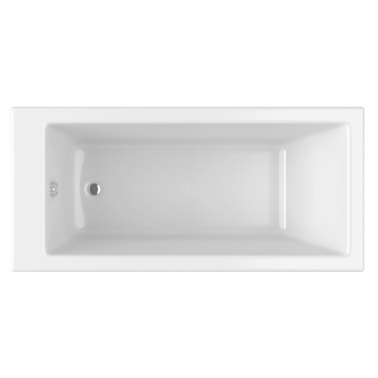 Acrilan Minimal 70x160, Μπανιέρα Λευκή