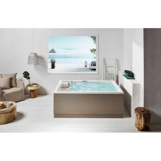 Acrilan Olympia Velour Matte Maxx Coat, Λουτήρας 2 Ατόμων 140x200, Λευκός