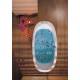 Acrilan Makedonia Maxx Coat 80x170, Οβάλ Μπανιέρα, Λευκή