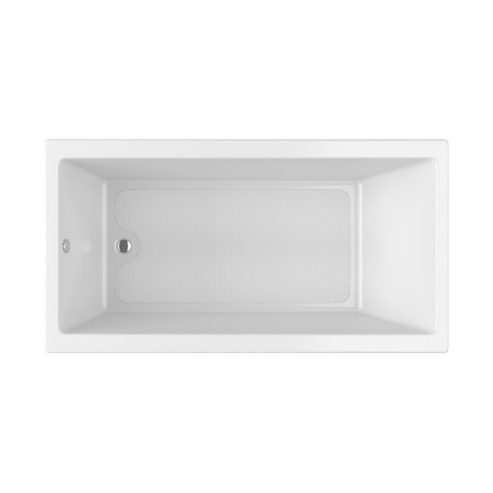 Acrilan Althea 90x170 Ευθυγραμμη Μπανιέρα, Λευκή