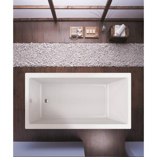 Acrilan Althea 90x170 Ευθυγραμμη Μπανιέρα, Λευκή