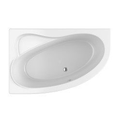 Acrilan Kochili Maxx Coat 100x153, Ασύμμετρη Μπανιέρα Νο2, Λευκή Acrilan Kochili Maxx Coat 100x153, Ασύμμετρη Μπανιέρα Νο2, Λευκή