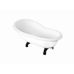 Acrilan Baby Bath 47x85, Παιδική Mπανιερά, Λευκή