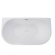 Acrilan Echo 80x150, Mπανιέρα Ελεύθερης Τοποθέτησης, Λευκή