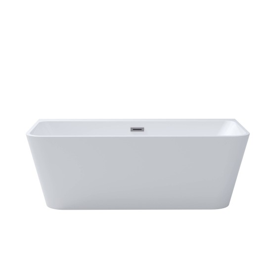 Acrilan Neda 80x170 Μπανιερά Ελεύθερης Τοποθέτησης, Λευκή