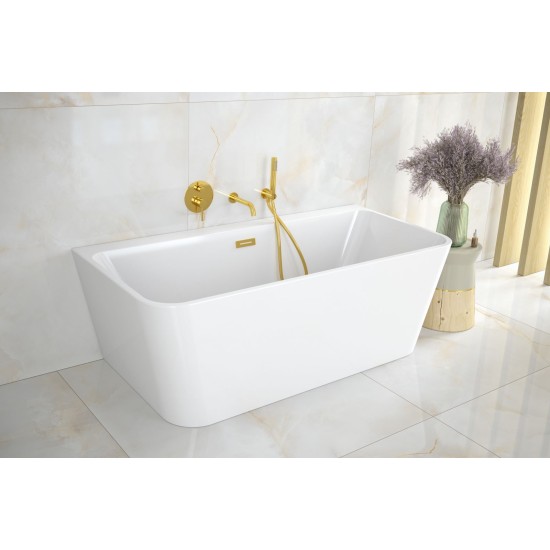 Acrilan Neda 80x170 Μπανιερά Ελεύθερης Τοποθέτησης, Λευκή