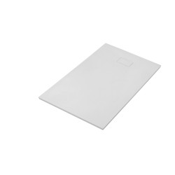 Acrilan Shower Stone, Ντουζιέρα Τεχνίτης Πέτρας 90x180, Λευκή