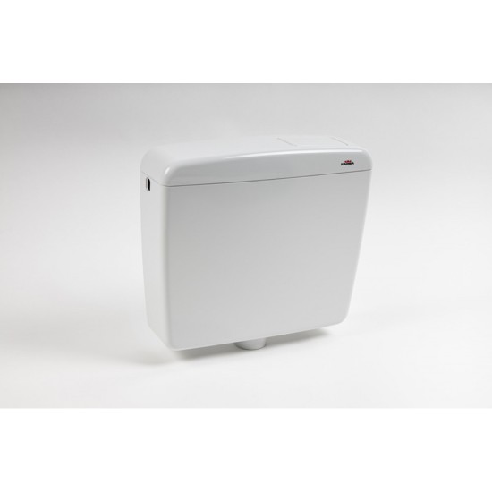 Kariba Super Eco, Καζανάκι Πλαστικό Υψηλής Πίεσης, Λευκό. 334316