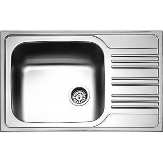Pyramis Inset 78x50, 1B 1D Inox