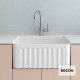 Bocchi Νεροχύτης  Επικαθήμενος 61x46,5 Διπλής Όψης White
