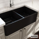 Bocchi Νεροχύτης Farmhouse 1 Όψης 84X46cm Black Matt