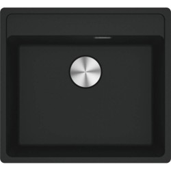 Frnke Maris MRG 610-52, Γρανιτένιος Νεροχύτης 56x51cm Black Matt