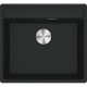 Frnke Maris MRG 610-52, Γρανιτένιος Νεροχύτης 56x51cm Black Matt