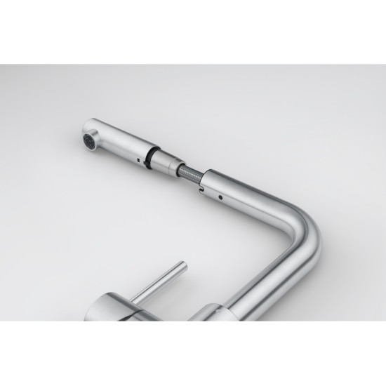 Franke Glenda , Αναμεικτική Μπαταρία με Ντους, Stainless steel