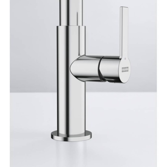 Franke Maris Slim Filtration Ντους, Τρίωδη Μπαταρία Κουζίνας (Χωρίς Φίλτρα) Chrome