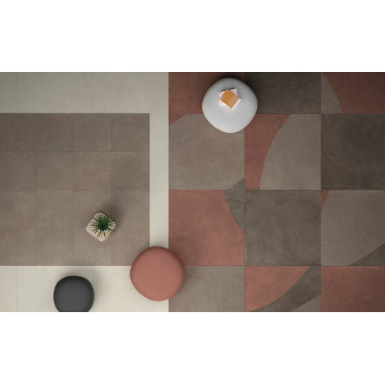 Iris Ceramica Elementi Terra Dec.Calda 120Χ120cm