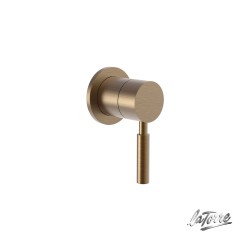 La Torre Tech, Εκτροπέας εντοιχισμού 3 εξόδων, Bronze Brushed La Torre Tech, Εκτροπέας εντοιχισμού 3 εξόδων, Bronze Brushed