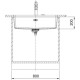 Franke Maris MRG 110-72 Υποκαθήμενος Νεροχύτης 75.3Χ43.3 Polar White