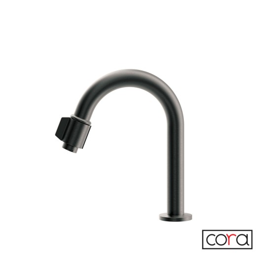 Cora, Περιστρεφόμενο στόμιο με διακόπτη ON/OFF, για σύνδεση με φίλτρο νερού (δεν περιλαμβάνεται), Bl