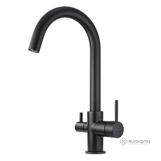 Eurorama Filter Tap, Τρίωδη Μπαταρία για Χρήση με Φίλτρα (δεν περιλαμβάνονται), Black Matt