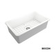 Bocchi Νεροχύτης Farmhouse Clean Plus+ 81X48cm White Matt