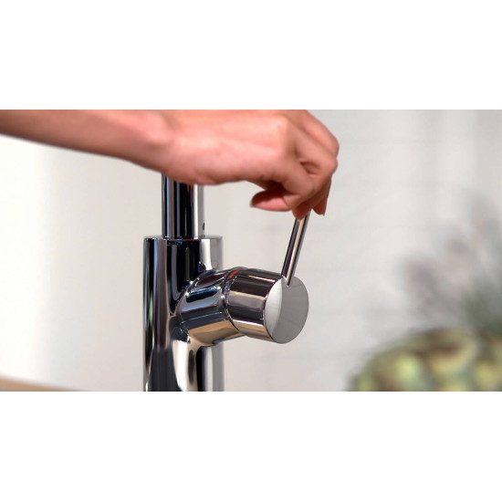 Hansgrohe Talis M52, Μπαταρία κουζίνας 220, με αποσπώμενο ντους, Χρωμέ