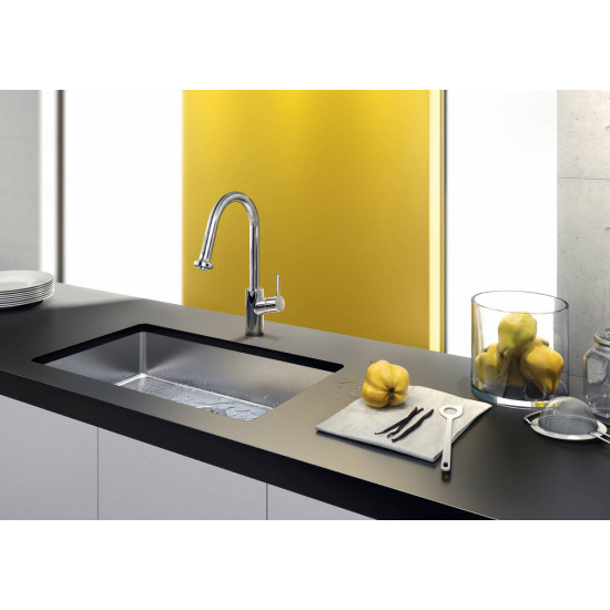 Hansgrohe Talis M52, Μπαταρία κουζίνας 220, με αποσπώμενο ντους, Χρωμέ