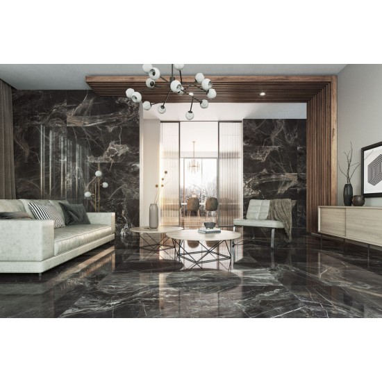 Emigres Nero Pulido 59X119cm A'