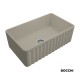 Bocchi Νεροχύτης Επικαθήμενος 76x46 Διπλής Όψης Cashmere Matt